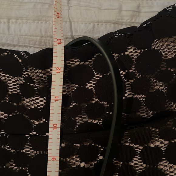 NWT Junior Disney Minnie Mouse Rock The Dots Black Lace Dress Size Small - Picture 9 of 10